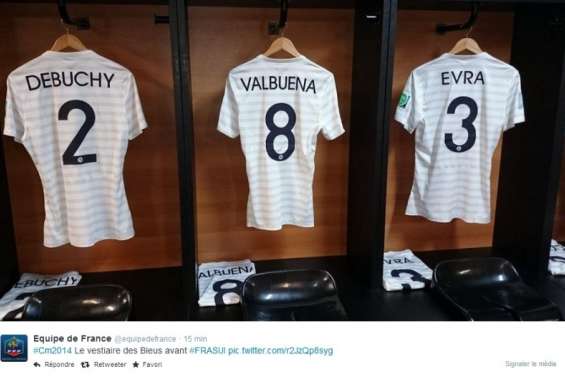 Les Bleus joueront en blanc