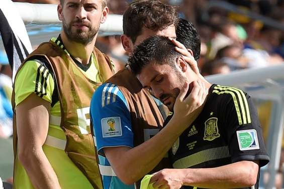 La sortie émouvante de David Villa