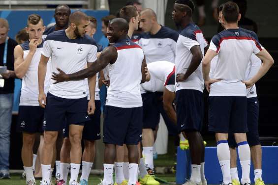 Les Bleus à l'entrainement