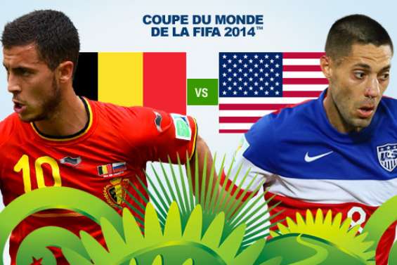 Belgique-Etats-Unis : 0-0 (MT)