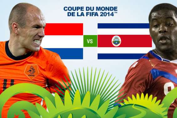 Pays-Bas - Costa Rica : 0-0 (MT)