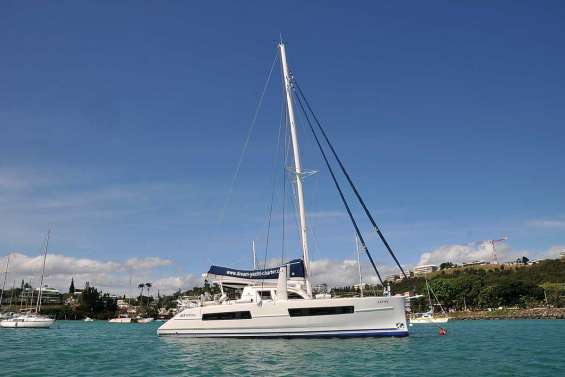 Les catamarans Catana à flot en Calédonie