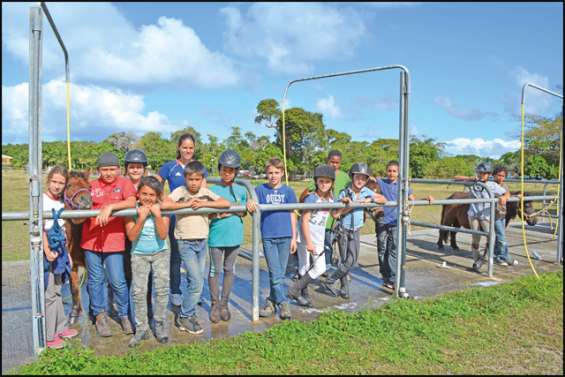 A cheval avec l'école