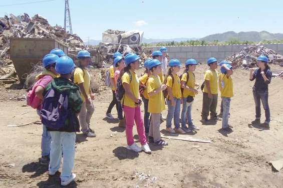 Sortie dans les déchets