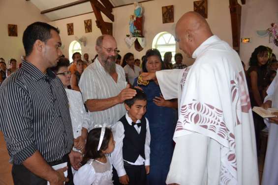 Premiers baptisés à Sainte-Anne