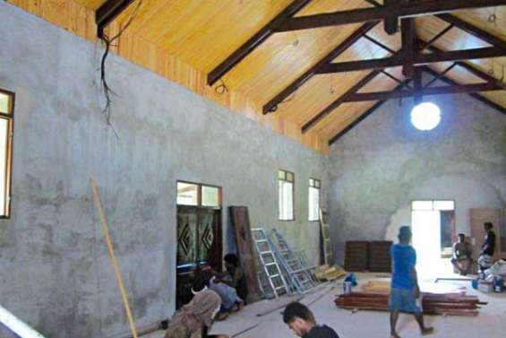 Derniers travaux au temple de Méhoué