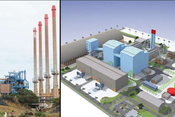 La centrale reportée