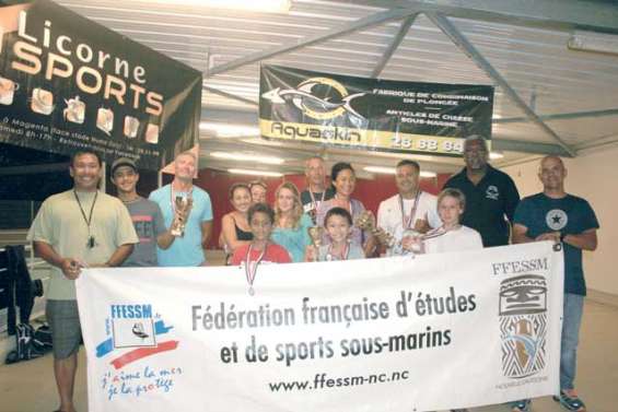 Les sportifs de tir subaquatique récompensés mercredi