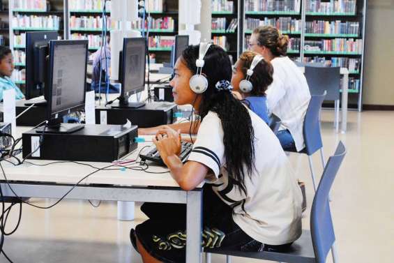 La médiathèque en mode vacances