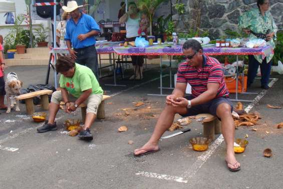 Le marché fête la coco