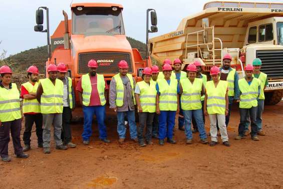 Une mine de formation à Poro