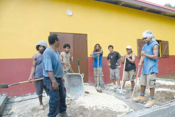 Un chantier d'avance