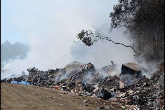 Un incendie s'est déclaré samedi soir au dépotoir