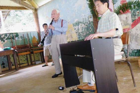 Concert de jazz au collège