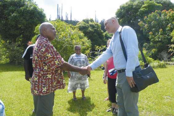 Le consul général kiwi en visite