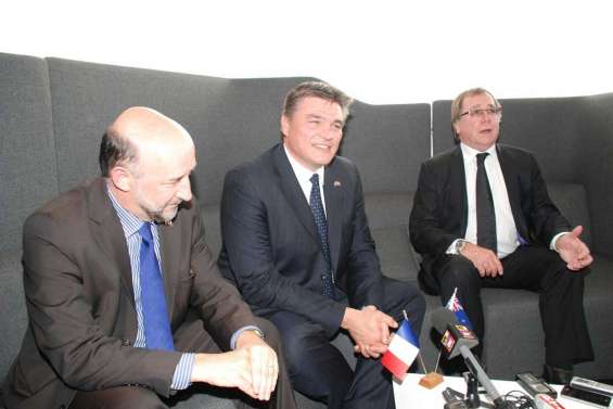 Visite éclair de David Douillet