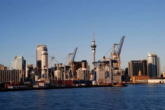Le port d'Auckland bloqué par une grève