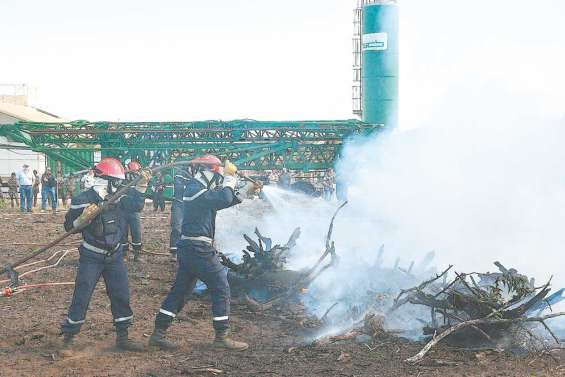 Démonstration enflammée