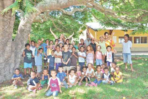 Cinquante élèves à l'école de Wanap