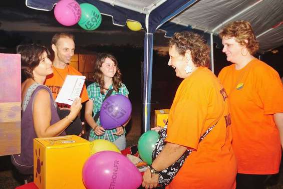 Une rue piétonne  dédiée au Téléthon