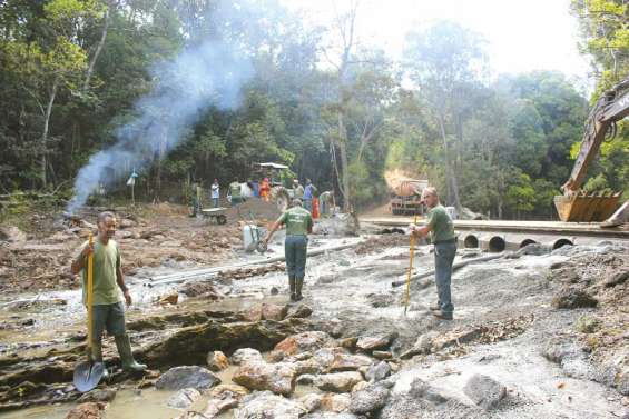 La route de la Roche est sécurisée