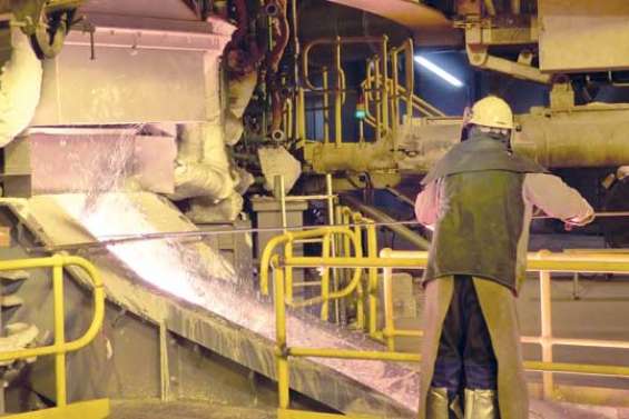 Première coulée du four n° 1 revu à KNS