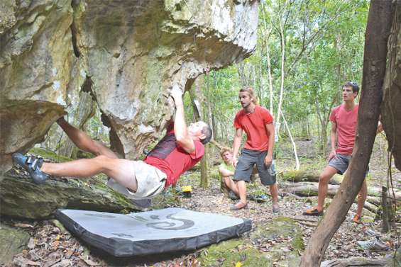 Eh bien, grimpez maintenant !