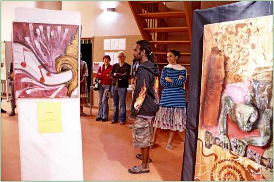 Il peint l'histoire de son pays