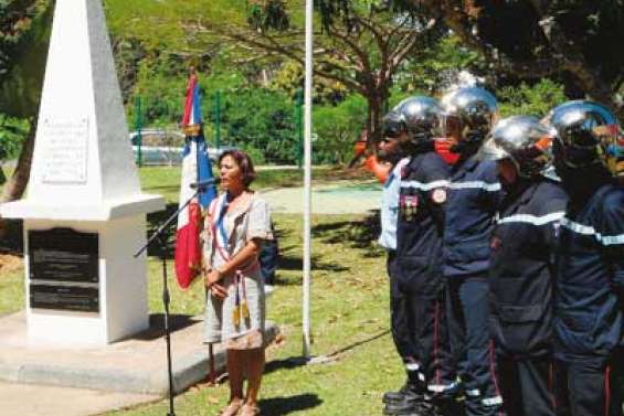 Dépôt de gerbes pour la citoyenneté