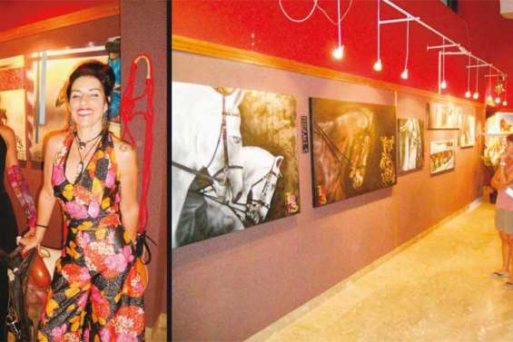 Deux artistes en selle