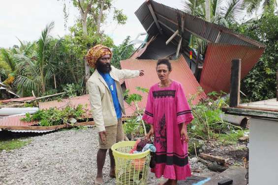 Une maison soufflée par la tornade