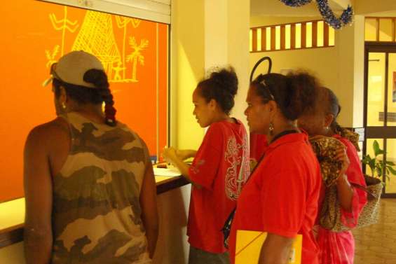 Embouteillage au guichet