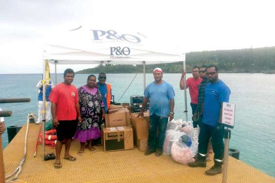 Les dons pour le Vanuatu partent  en croisière