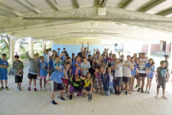 Les collégiens dans la course