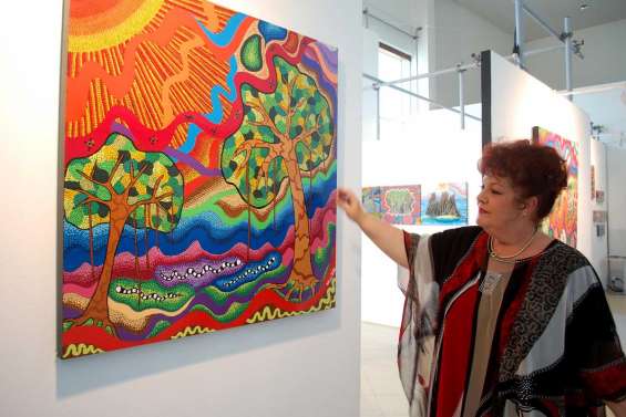 L'artiste Claire Vally aux points de départ