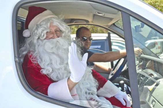 Le père Noël est venu en ambulance