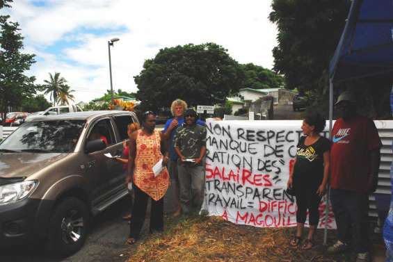 Des salariés du CAT débrayent