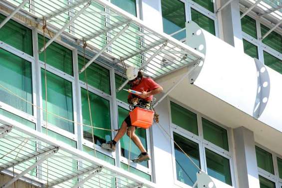 Les voltigeurs du BTP