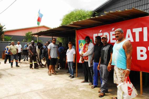 L'USTKE en grève à Sobeca