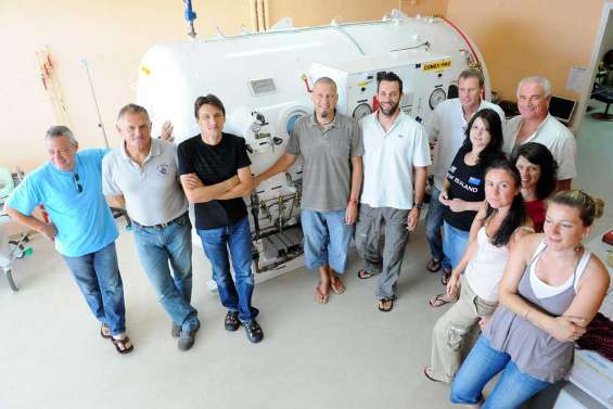 A fond dans le caisson