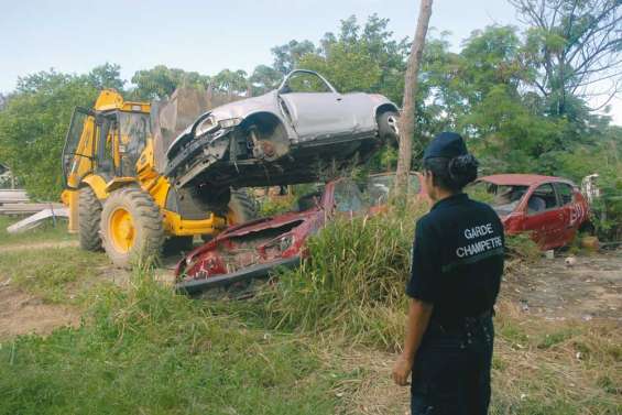 150 carcasses de voiture en moins dans Nouméa