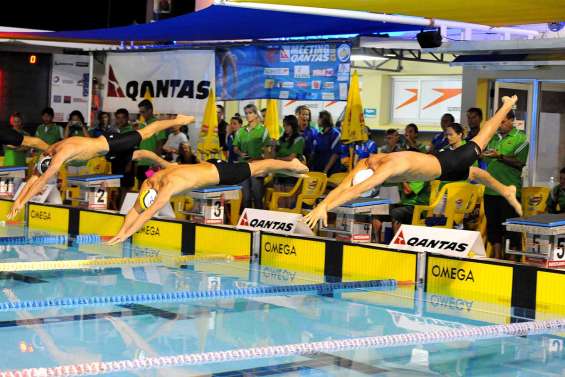 Les Australiens à la fête au meeting Qantas