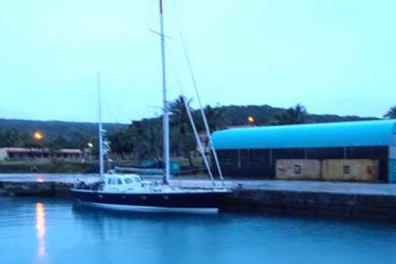 Fleur australe amarrée à Tadine 