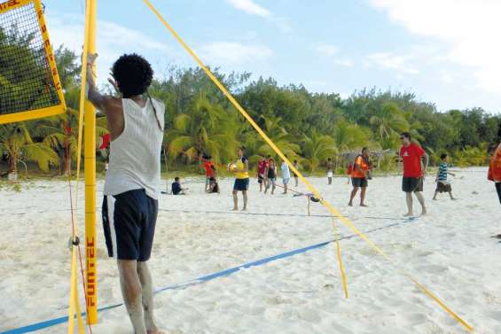 La plage comme  terrain de jeu
