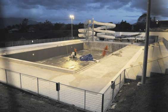Le chantier de la piscine provinciale passe à la vitesse supérieure