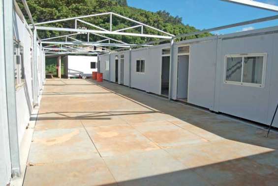 L'école primaire provisoire est bien avancée