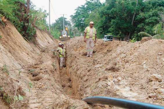 Le chantier de l'eau potable se poursuit et s'étend