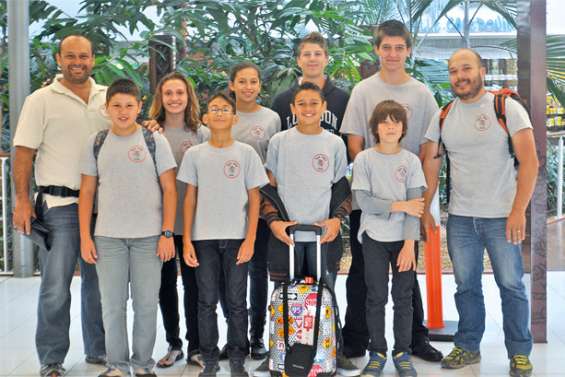 De jeunes judokas chez les Kiwis