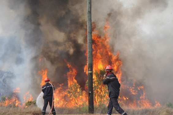 Circulation alternée sur la RT1 à La Foa et 100 hectares brûlés à Koumac