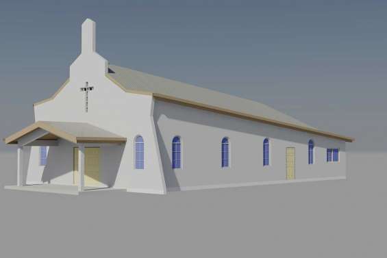 La chapelle se dessine